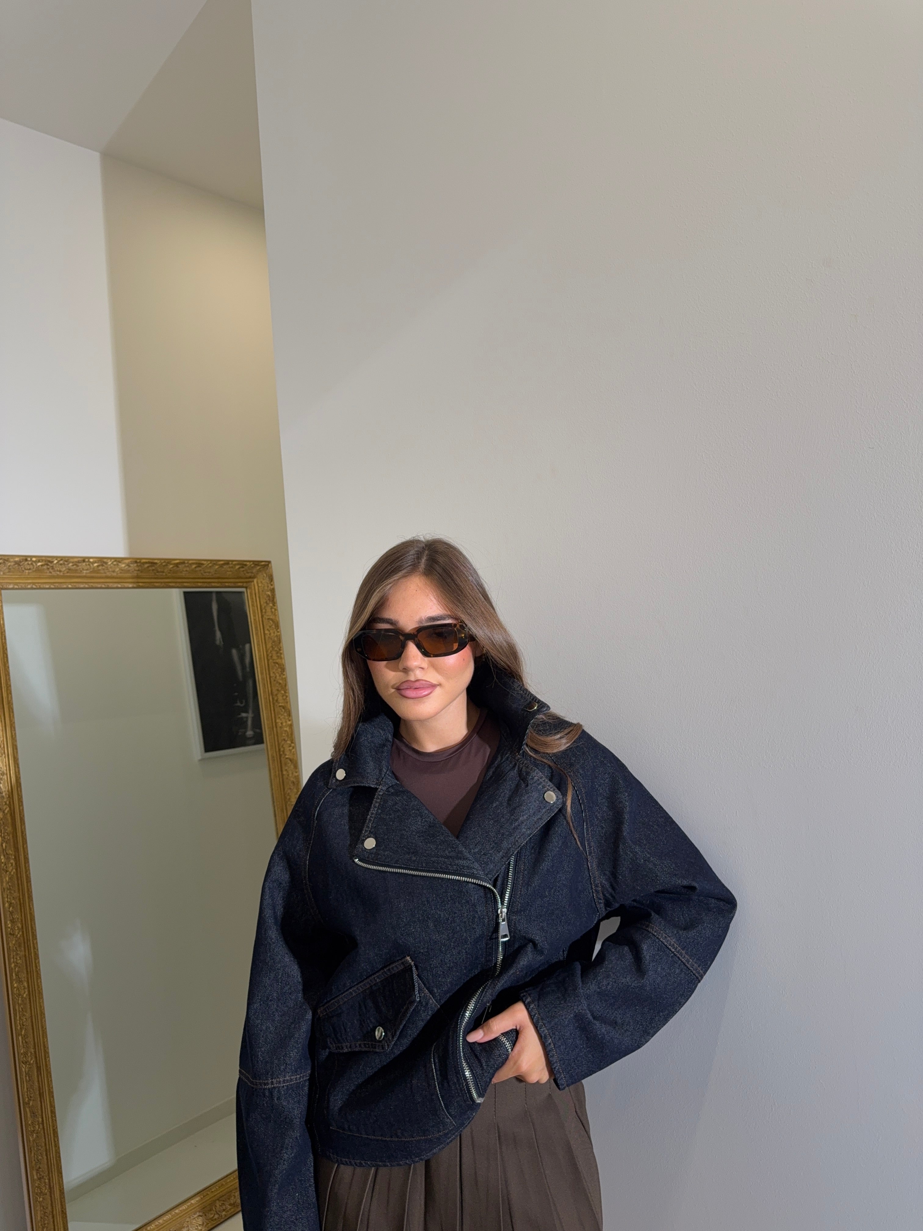 Chiodo in denim